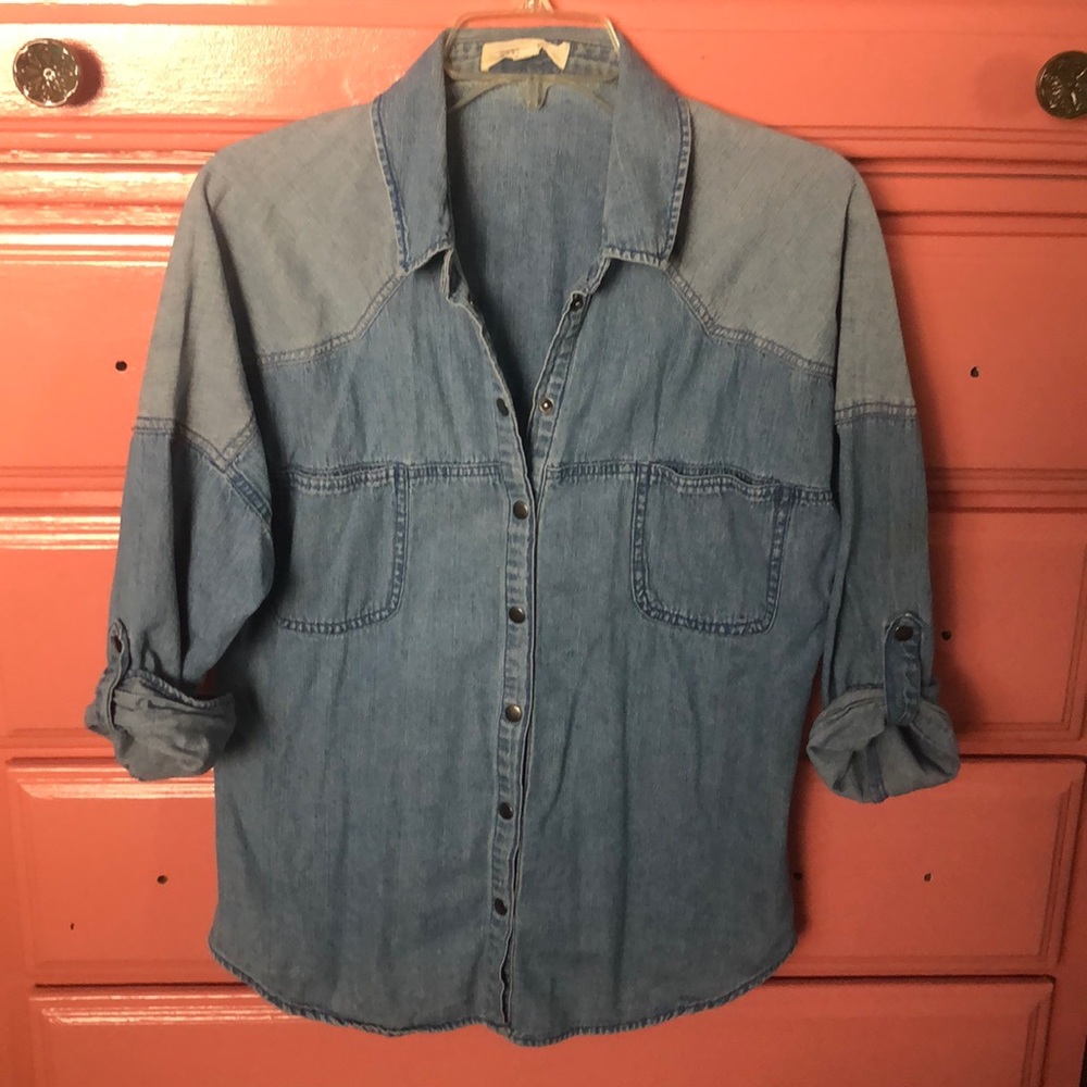 Forever 21 button up Jean shirt/jacket